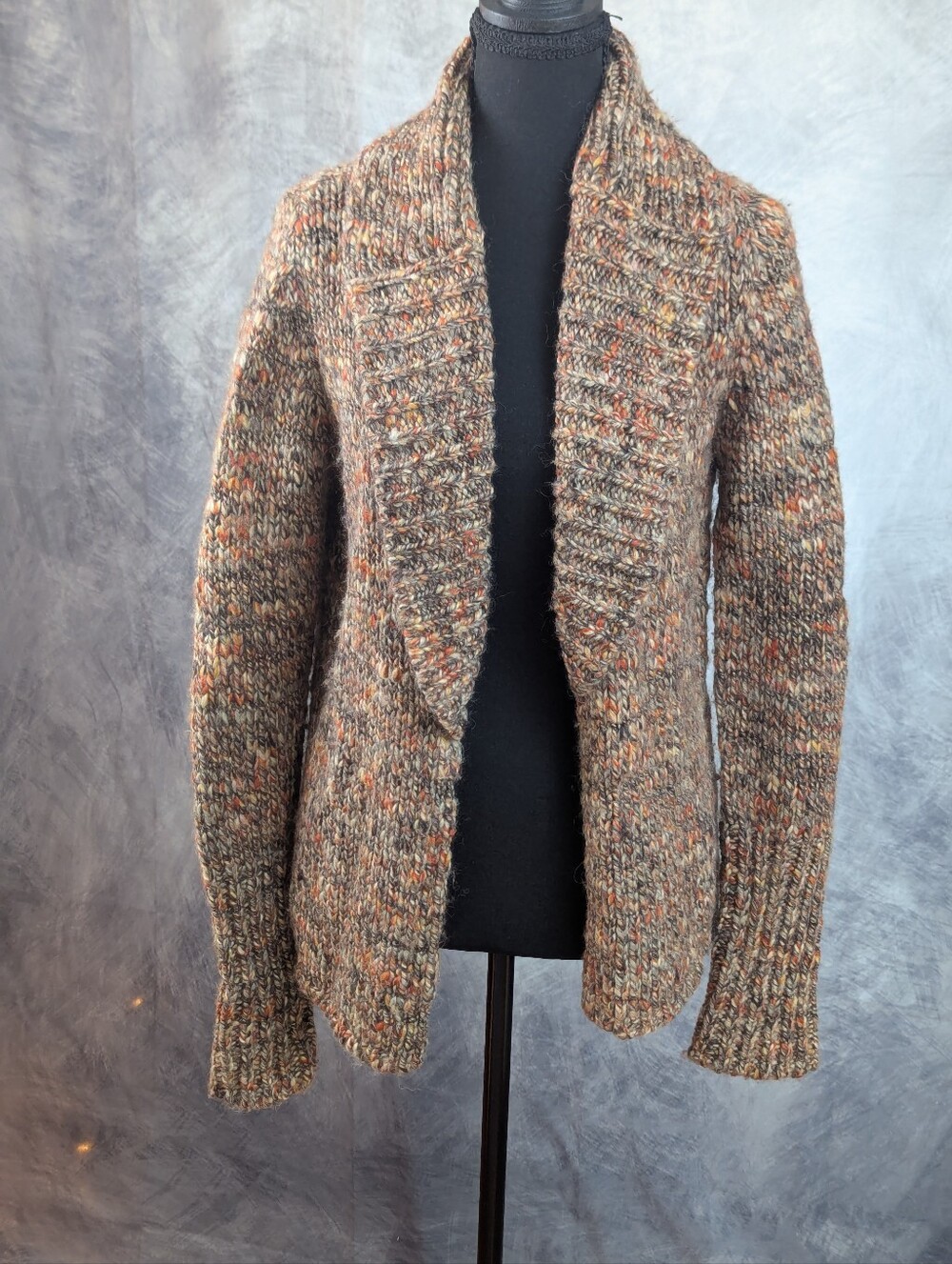 Talbots Multicolor Knit Cardigan